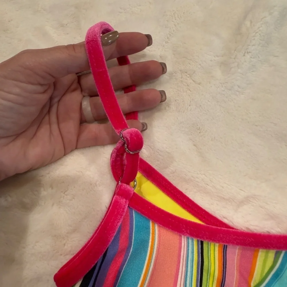 New! SET Frankies Bikinis Dallas Shine Bralette Top Enzo Bottom 31088